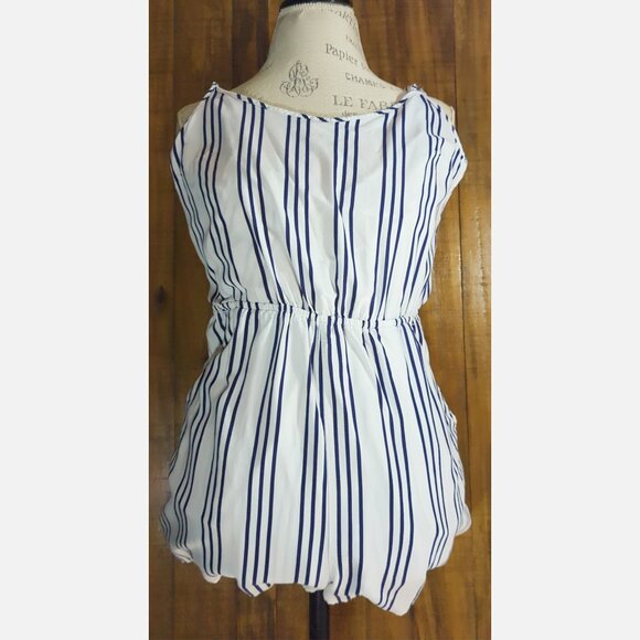 H&M Divided Striped Romper - Size 12 - Picture 1 of 8